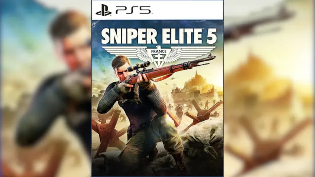 غلاف لعبة Sniper Elite 5 لجهاز بلايستيشن 5