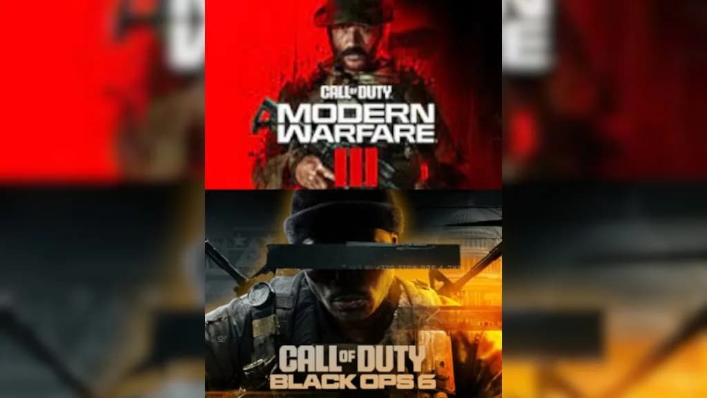 غلاف لعبتي كول أوف ديوتي بلاك أوبس 6 ومودرن وارفير 3