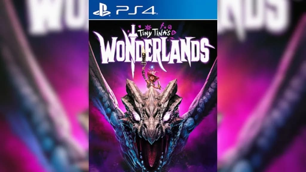 غلاف لعبة Tiny Tina's Wonderlands لجهاز بلايستيشن 4