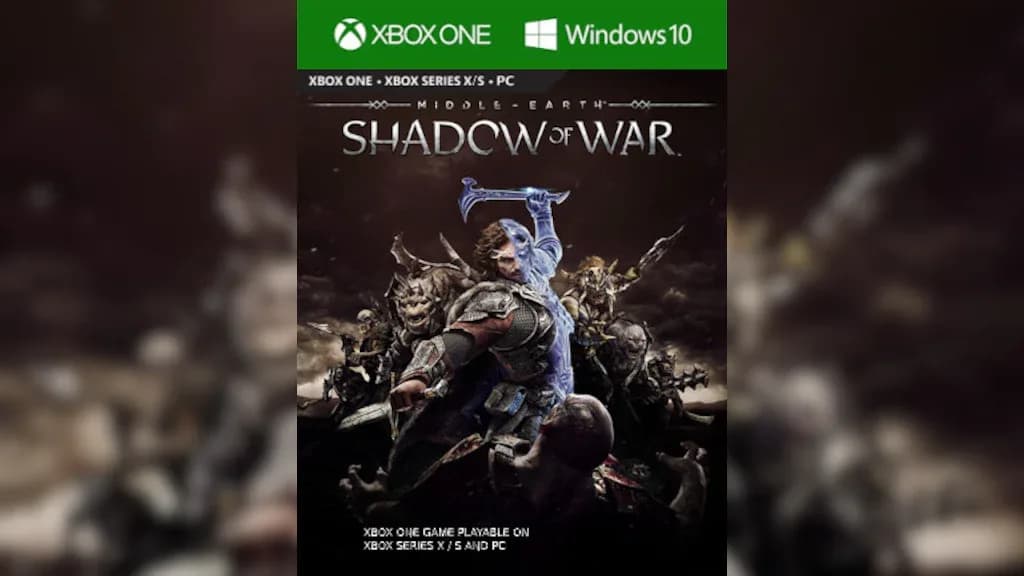 غلاف لعبة Middle-earth: Shadow of War لجهاز إكس باکس ون والحاسوب