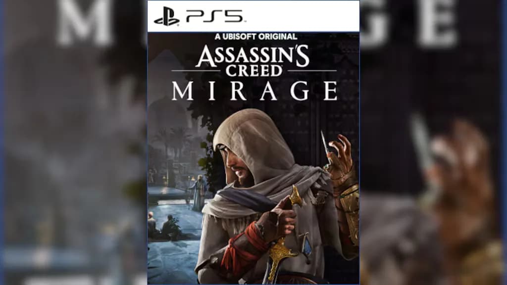 غلاف لعبة Assassin's Creed Mirage لجهاز بلايستيشن 5