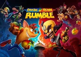 غلاف لعبة كراش تيم رامبل لجهاز بلايستيشن 4